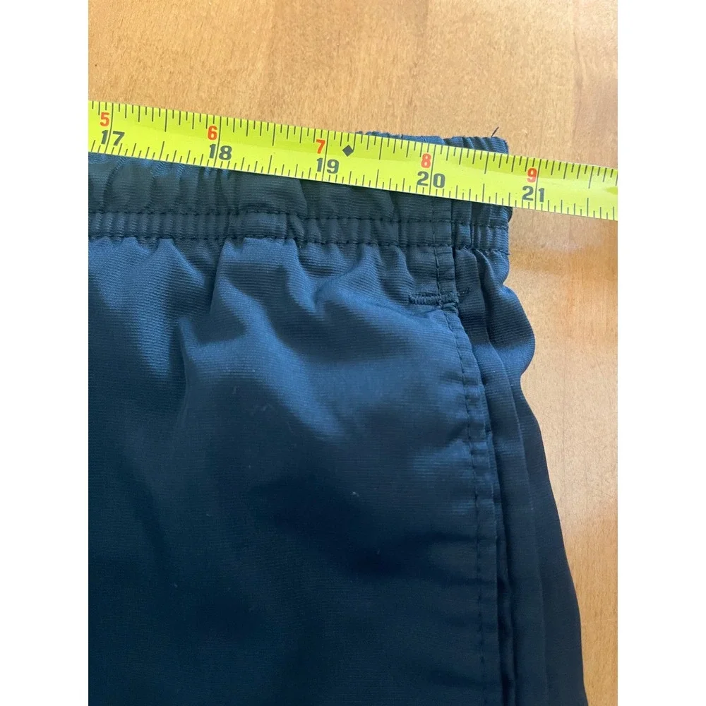 Nike Mens Track Pants Black Mesh Lined Elastic Waist Athletic Swoosh XXL Zip Leg